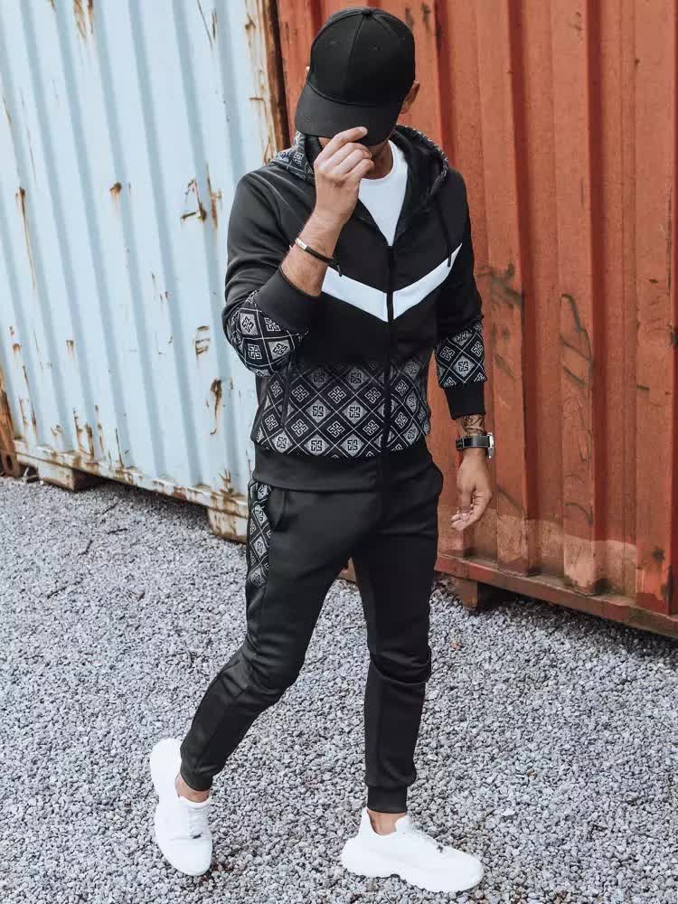 Dres męski czarny Dstreet AX0604-XXL