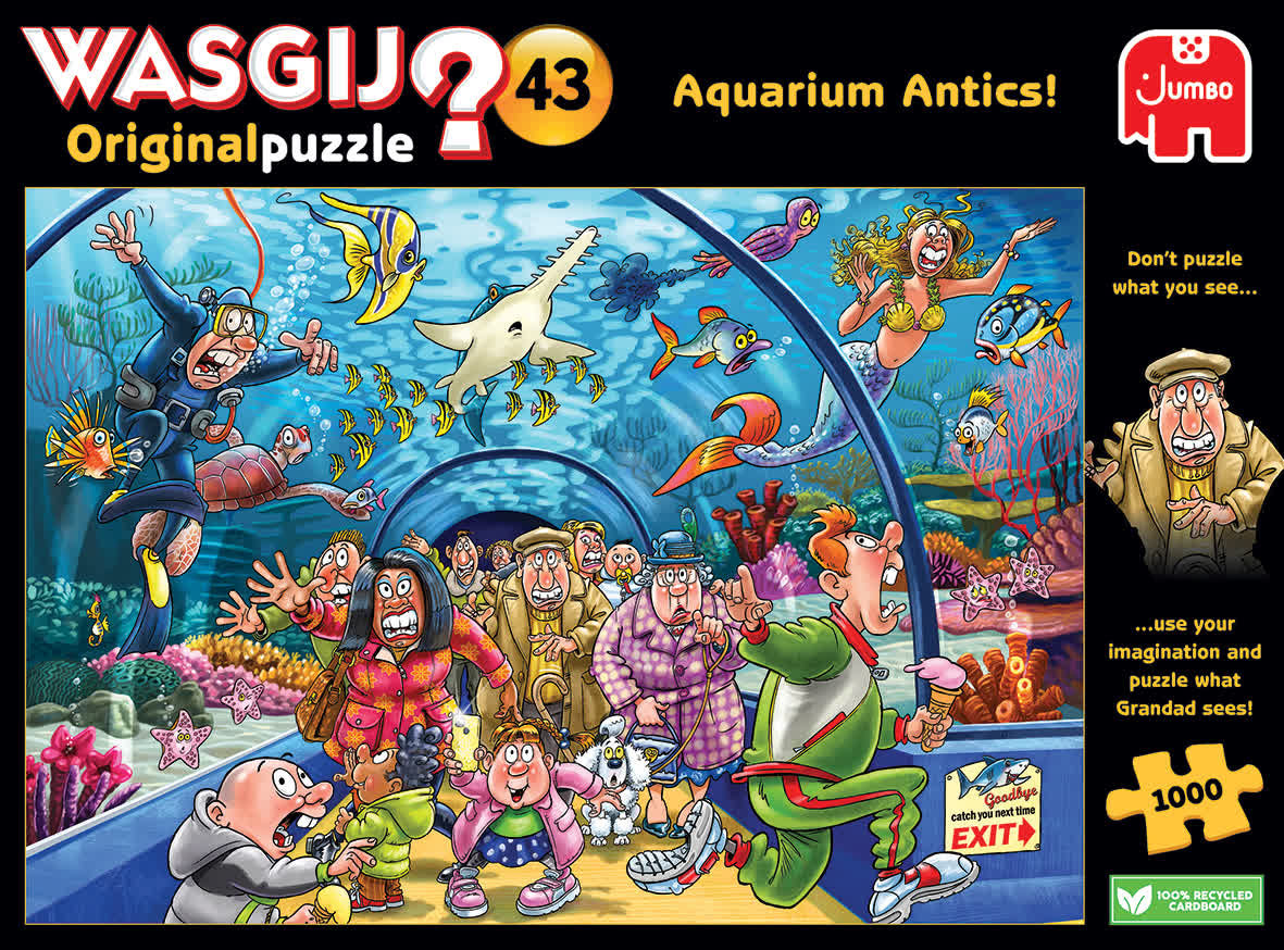 Puzzle Dla Dorosłych Wasgij Original 43 Aquarium Antics! Oceanarium 1000el.