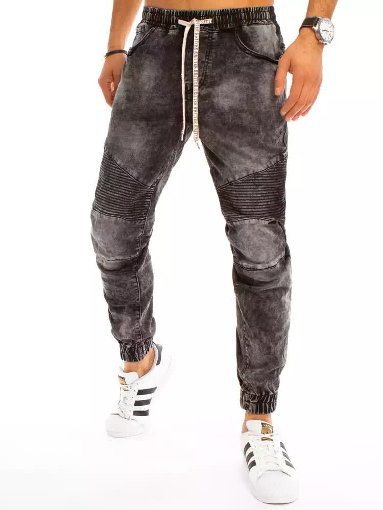 Spodnie męskie jeansowe ciemnoszare Dstreet UX3225-34
