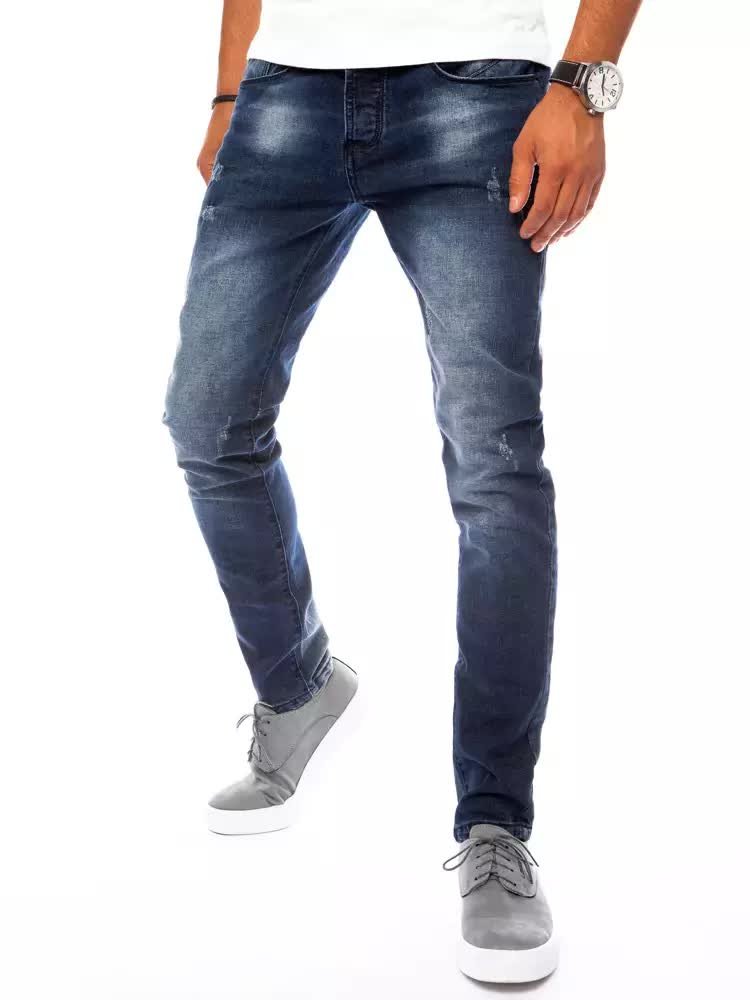 Spodnie męskie jeansowe granatowe Dstreet UX3826-31