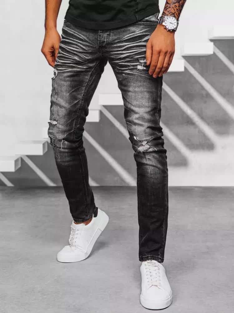 Spodnie męskie jeansowe czarne Dstreet UX3949-34