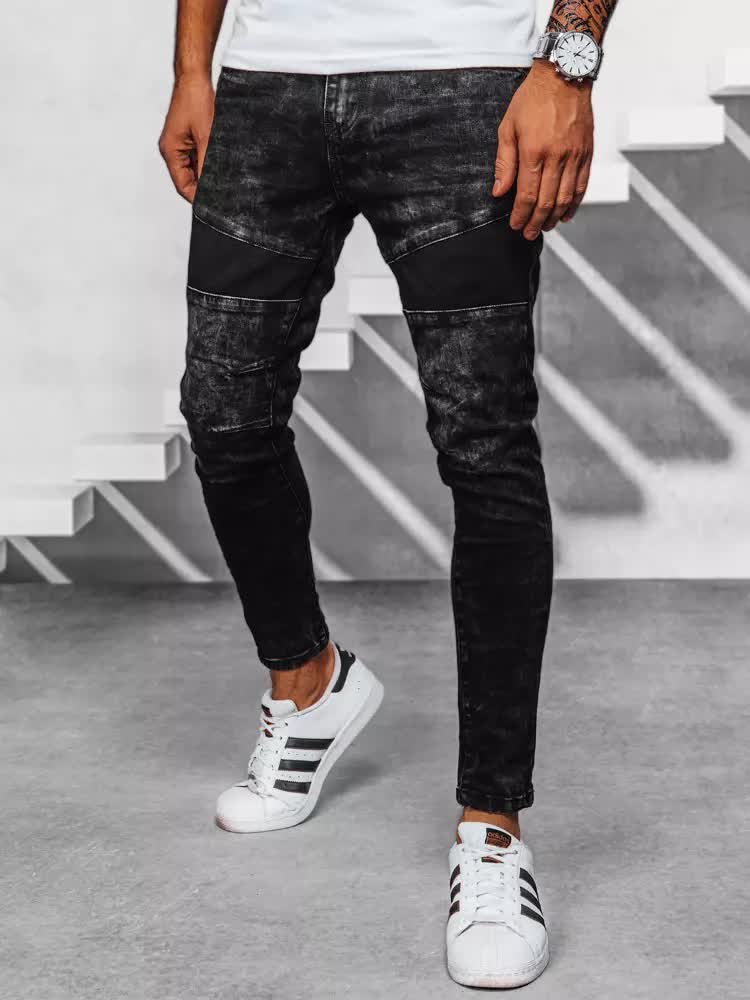 Spodnie męskie jeansowe czarne Dstreet UX3939-33