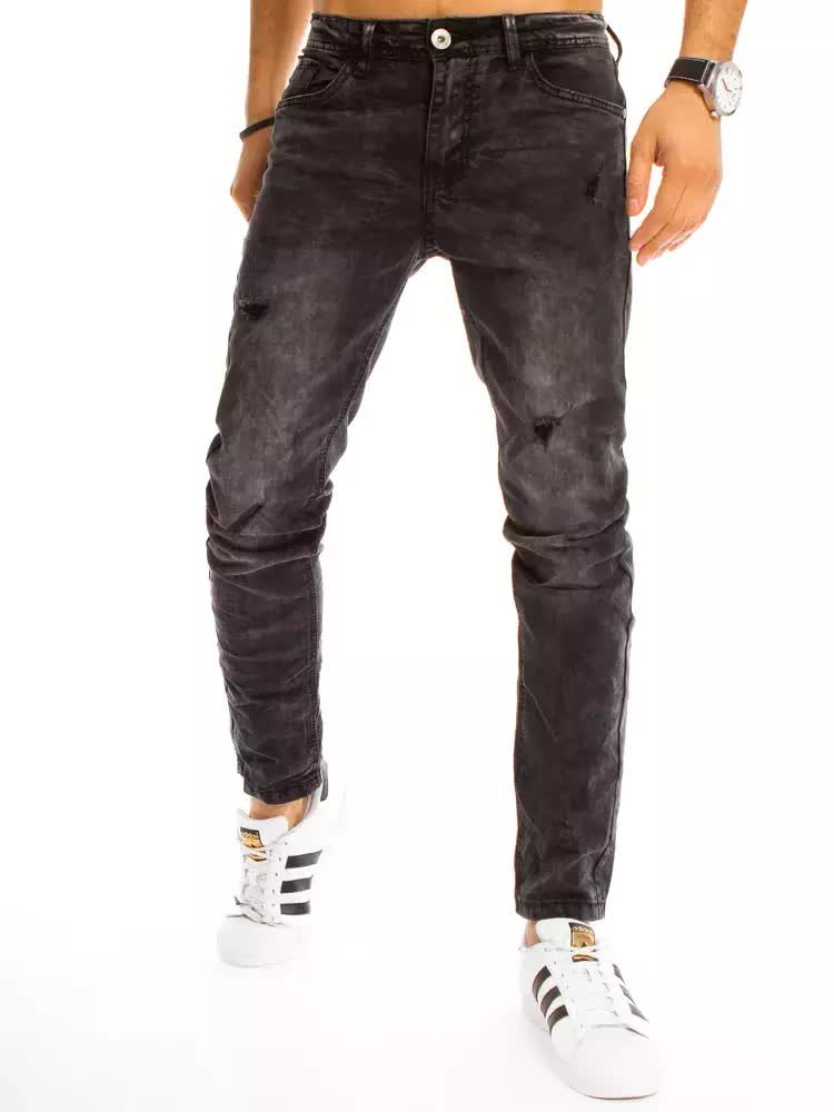 Spodnie męskie jeansowe czarne Dstreet UX3211-30
