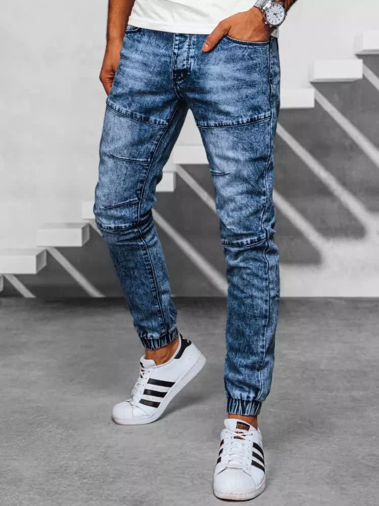 Spodnie męskie jeansowe granatowe Dstreet UX3946-31