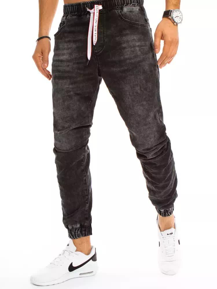 Spodnie męskie jeansowe czarne Dstreet UX3226-31