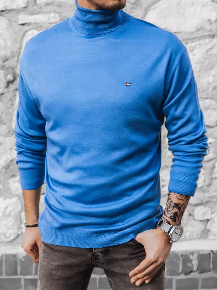 Sweter męski niebieski Dstreet WX2017-XXL