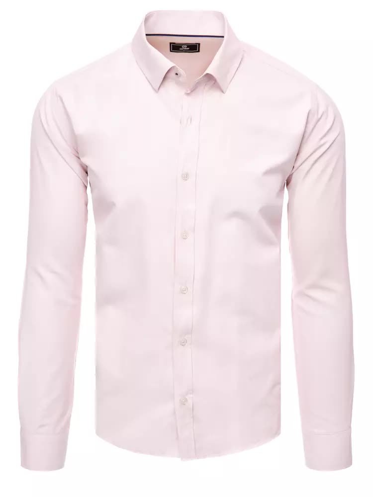 Koszula męska elegancka jasnoróżowa Dstreet DX2432-XL