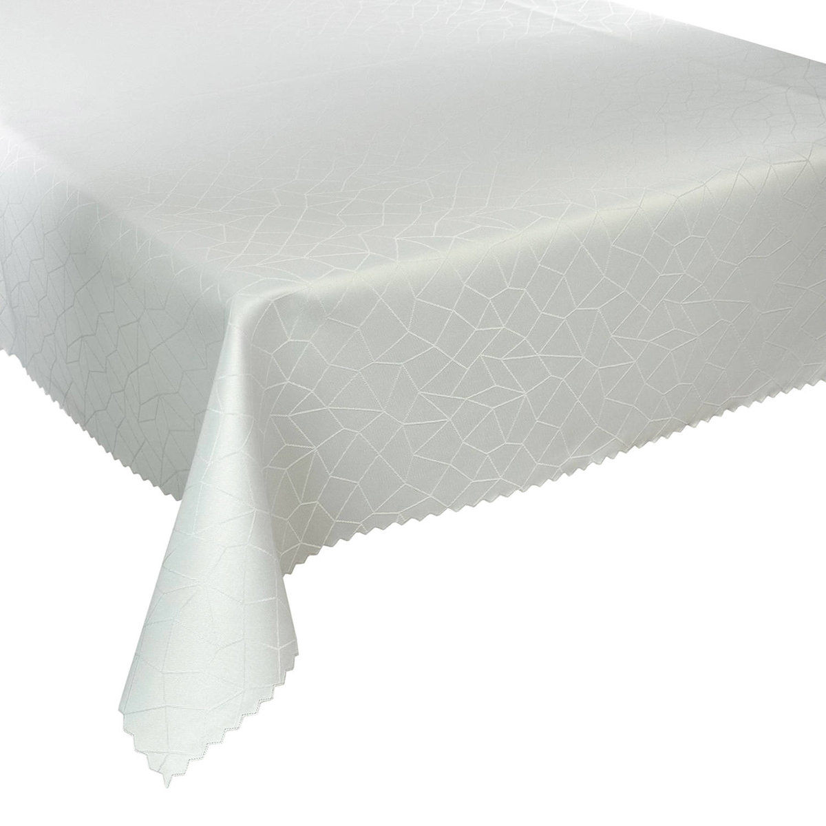 Obrus Plamoodporny Restauracyjny Biały Z-3425-130x280 cm