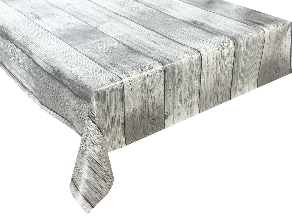 Obrus Ceratowy Szare Deski Fantastik 1000-2-120x140 cm
