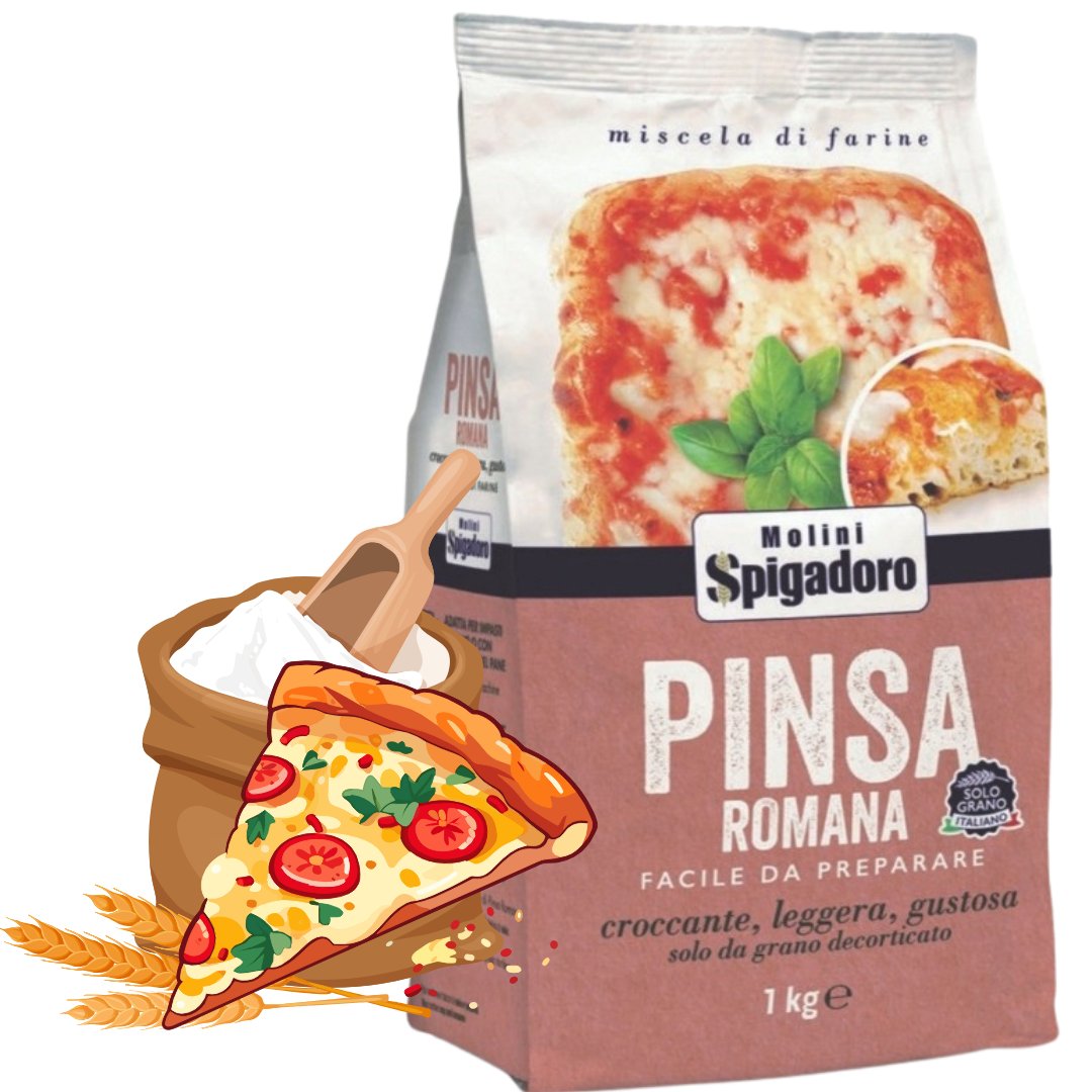 Mąka do ciasta na Pizzę Mieszanka do przygotowania Pinsy Spigadoro 1kg