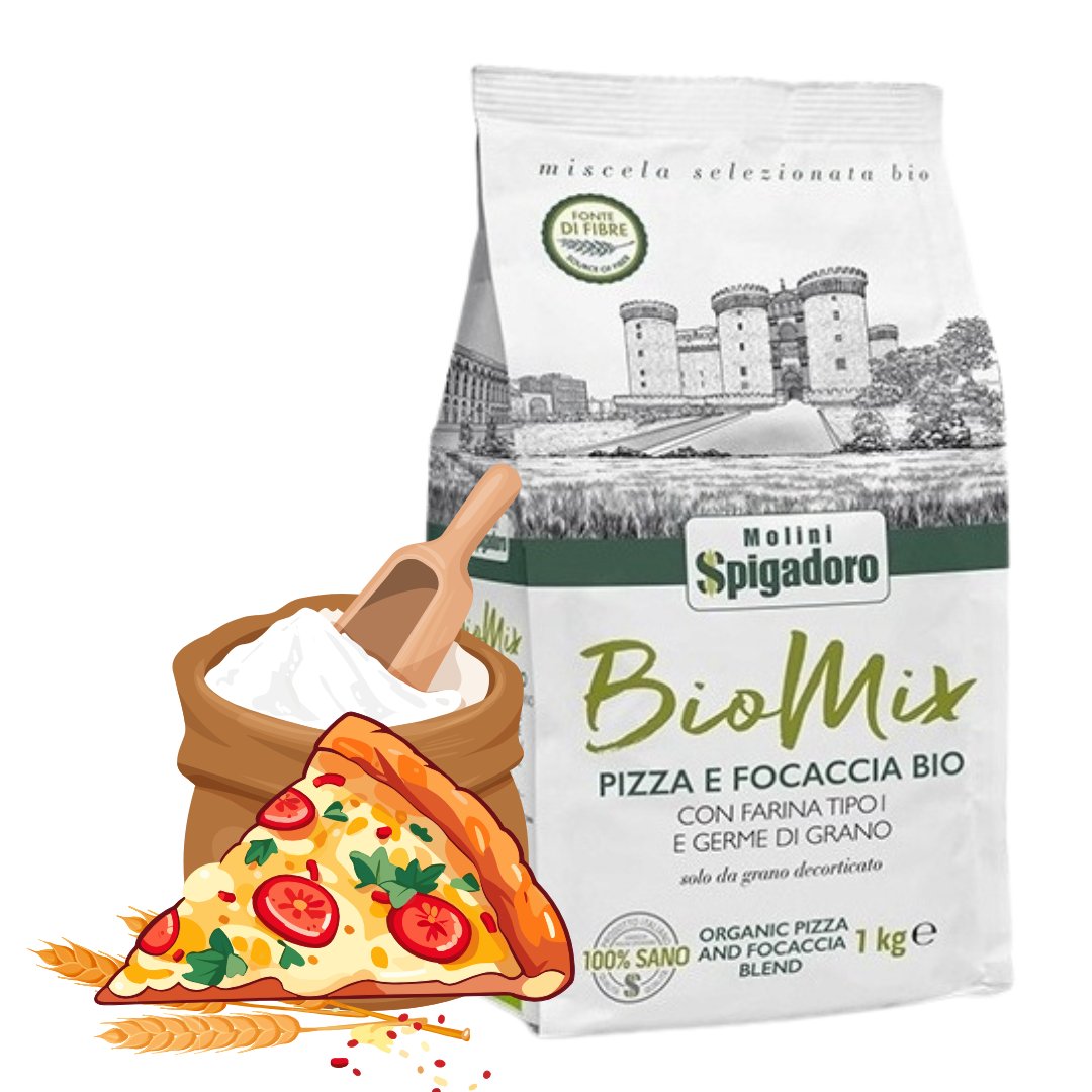Mąka pszenna BIO włoska Mąka na pizzę focaccia Mieszanka włoska 1kg