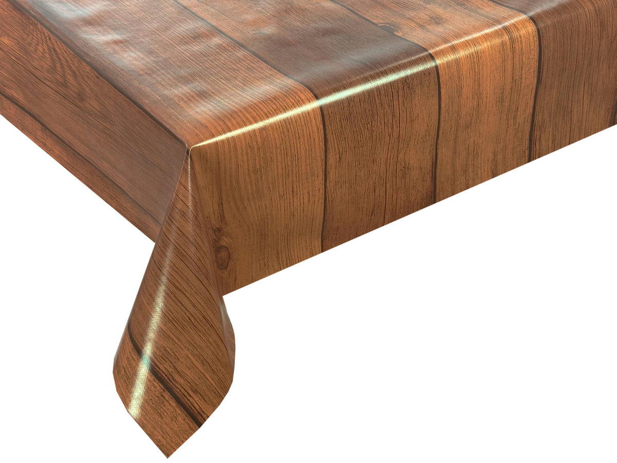 Obrus Ceratowy Brązowe Deski Fantastik 1000-3-220x140 cm