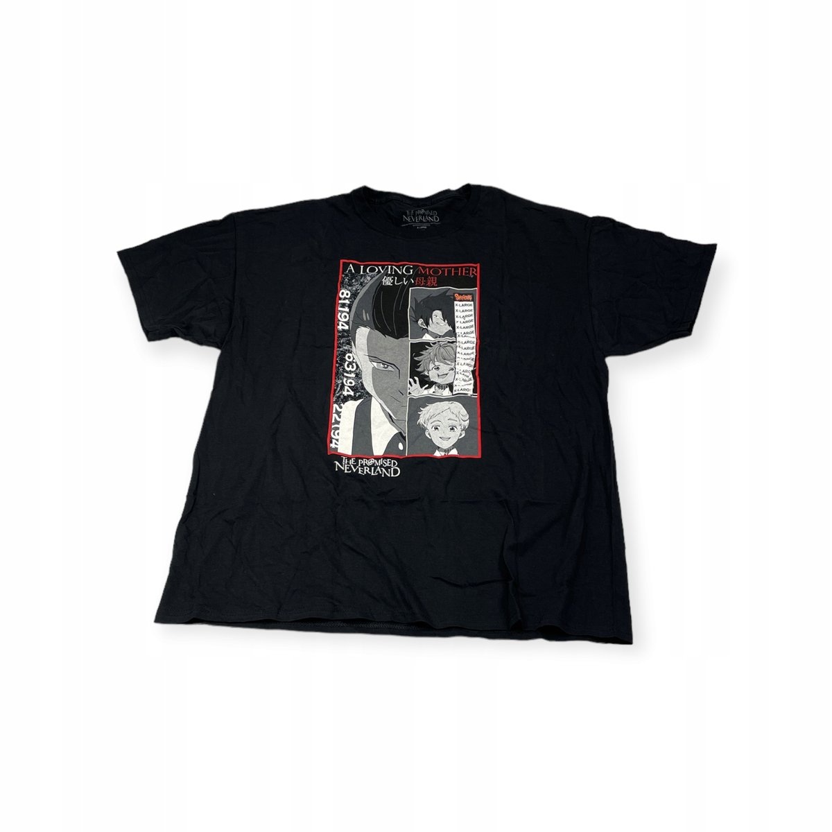 Koszulka T-shirt męski okrągły dekolt SPENCER'S THE PROMISED NEVERLAND XL