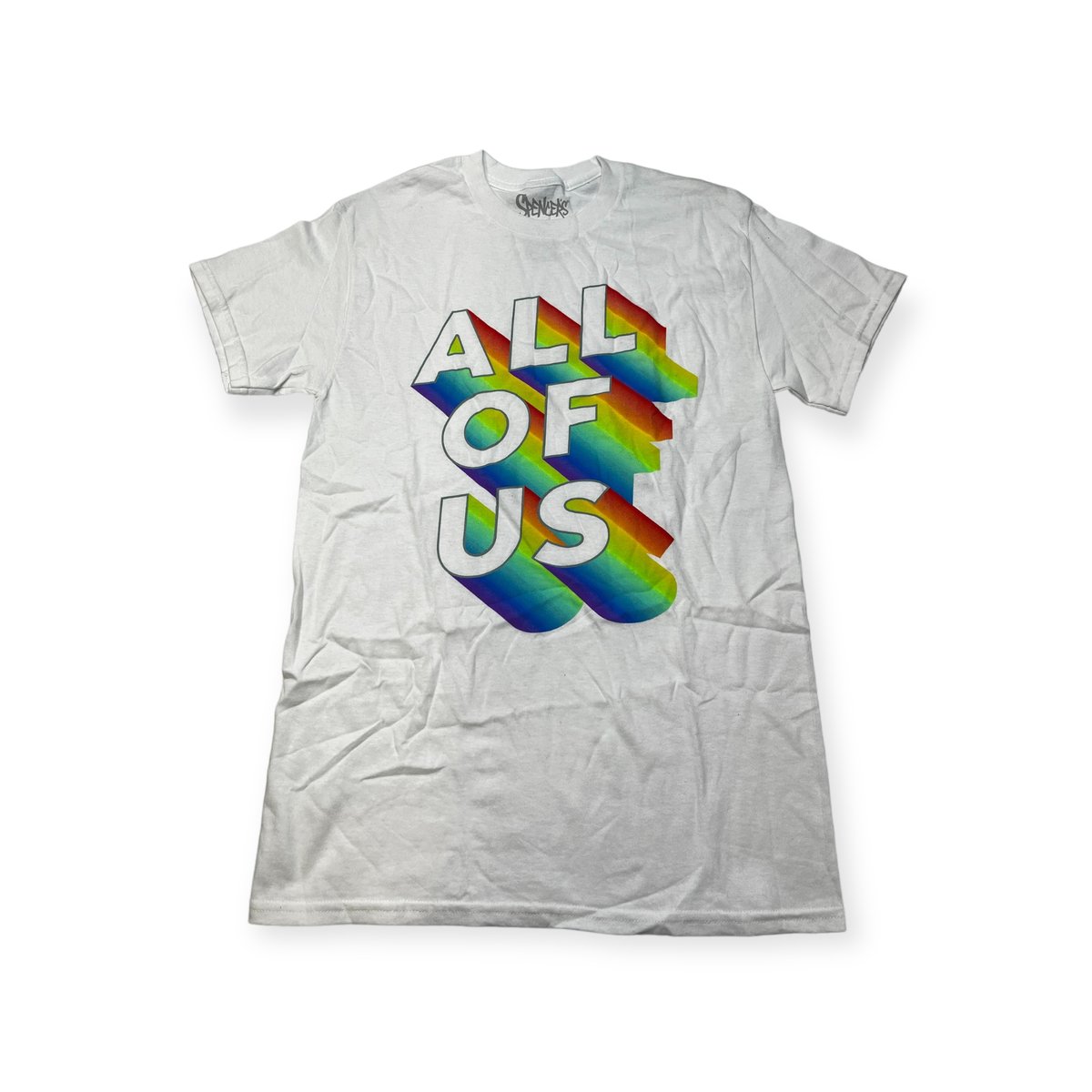 Koszulka T-shirt męski okrągły dekolt SPENCER'S napis M