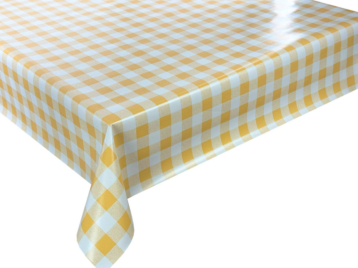 Obrus Ceratowy Żółta Kratka Fantastik 107-4-50x140 cm