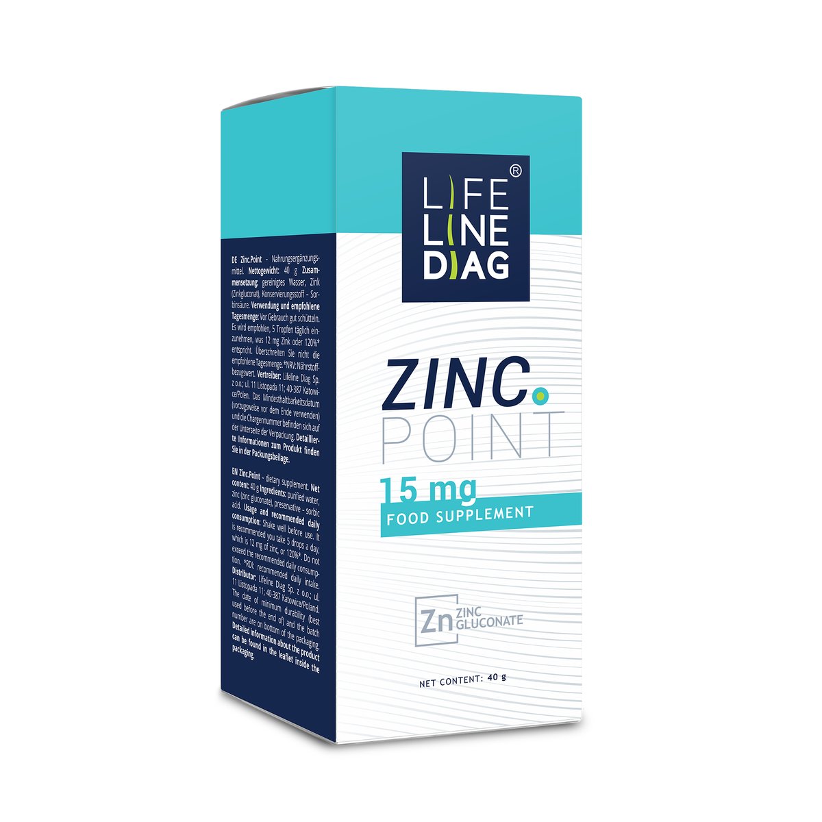 Zinc.Point - supelement diety z cynkiem, 40 g