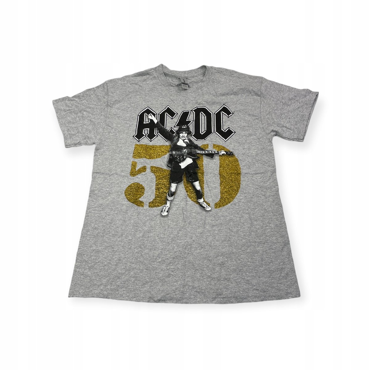 Koszulka T-shirt męski okrągły dekolt AC/DC Gildan M