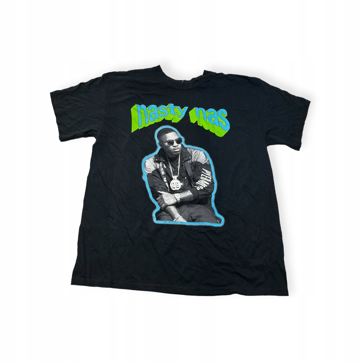 Koszulka T-shirt męski okrągły dekolt SPENCER'S nadruk L