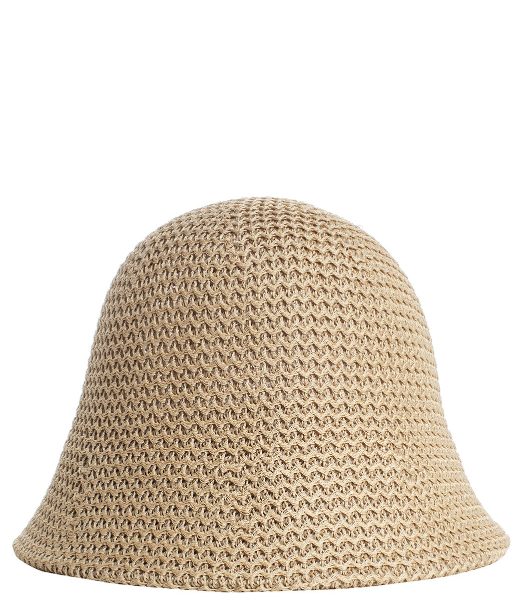 Kapelusz słomkowy pleciony BUCKET HAT