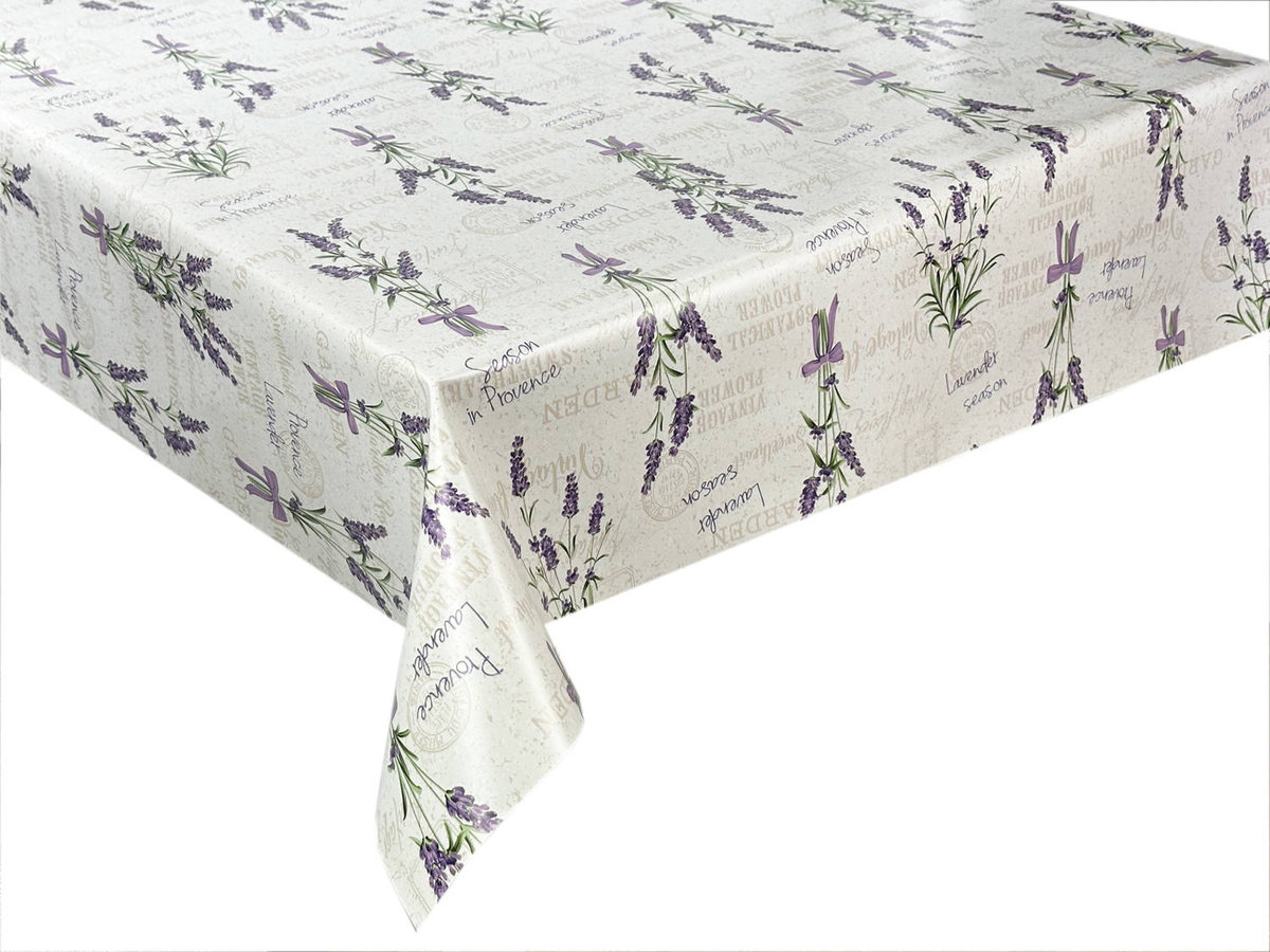 Obrus Ceratowy Lawenda Fantastik 1010-1-140x140 cm