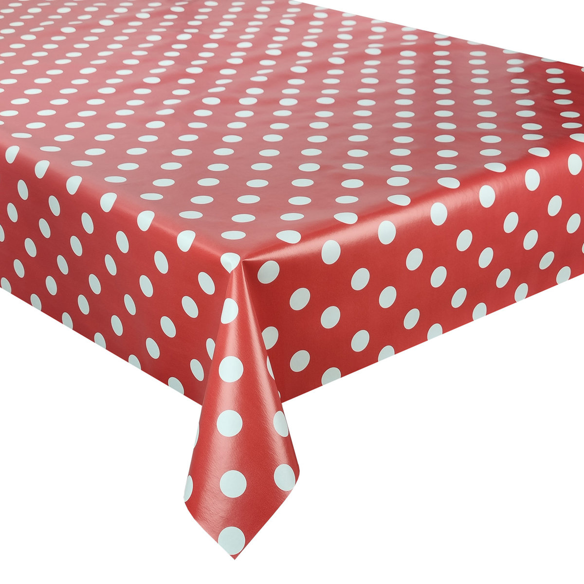 Obrus Ceratowy Czerwone Kropki Florista 01150-01 -120x140 cm