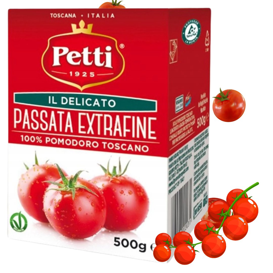 Passata pomidorowa 500g Przecier pomidorowy z włoskich pomidorów Petti