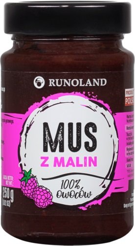 RUNOLAND Mus z maliny 250g