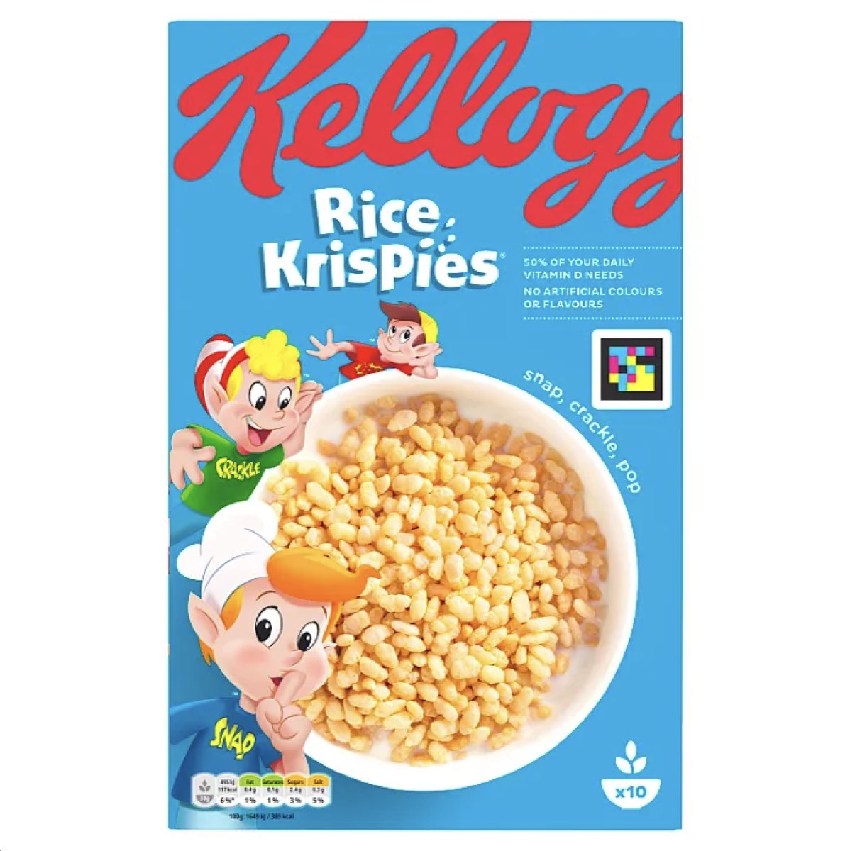 Kellogg's Rice Krispies ryżowe płatki śniadaniowe USA 330 g