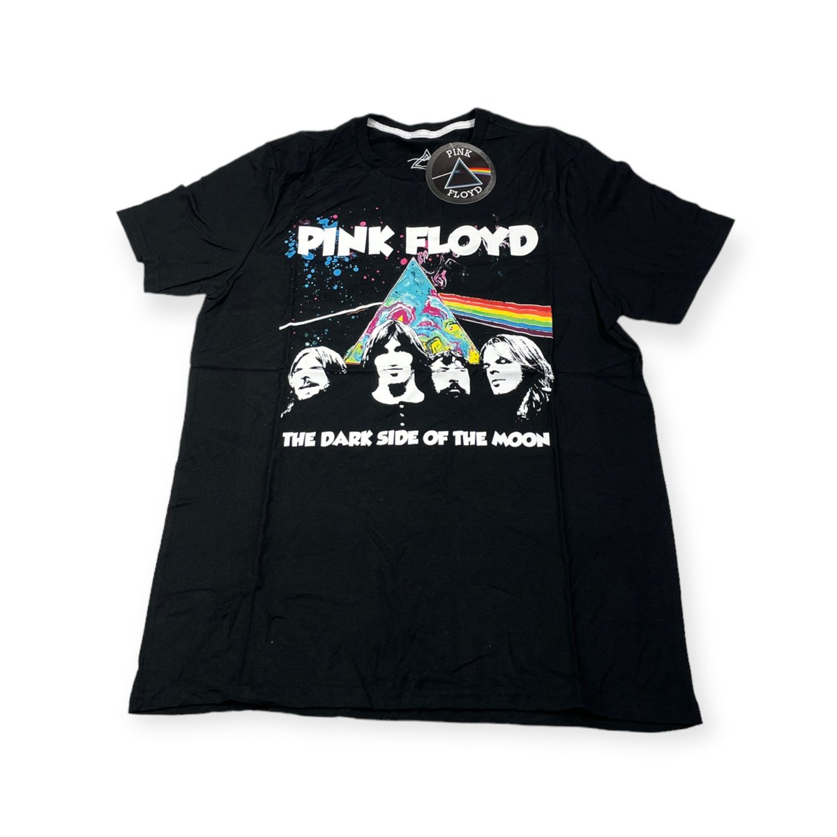 Koszulka T-shirt męski okrągły dekolt Pink Floyd S