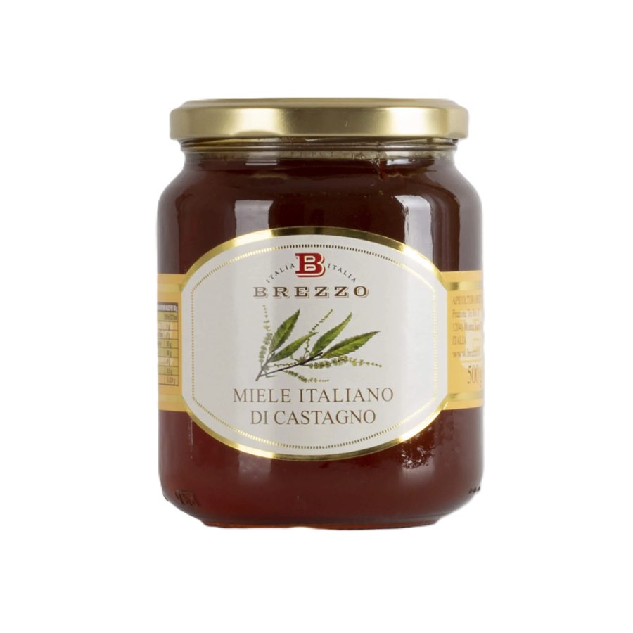Włoski miód z kwiatów kasztanowca, 500 g (Miele di Castagno) / Brezzo