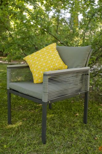 Krzesło Ogrodowe Aluminiowe Fotel Na Taras Balkon