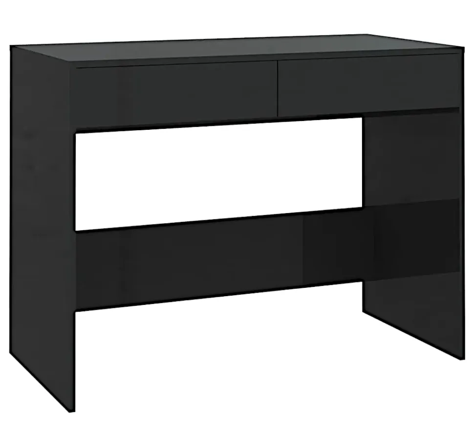 Elior Czarne biurko z szufladami E8-C38