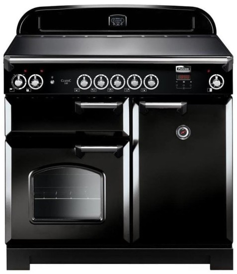 Kuchnia z płytą indukcyjną FALCON Classic 100 Czarny chrom