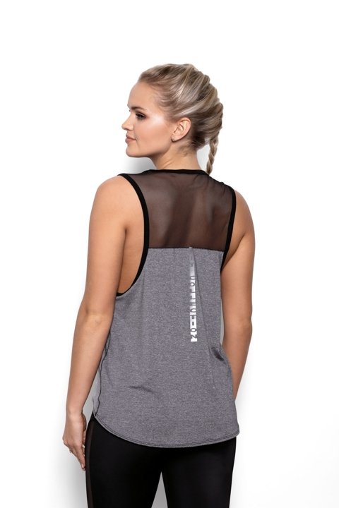 Koszulka Fit Abel Szara Szary, XS