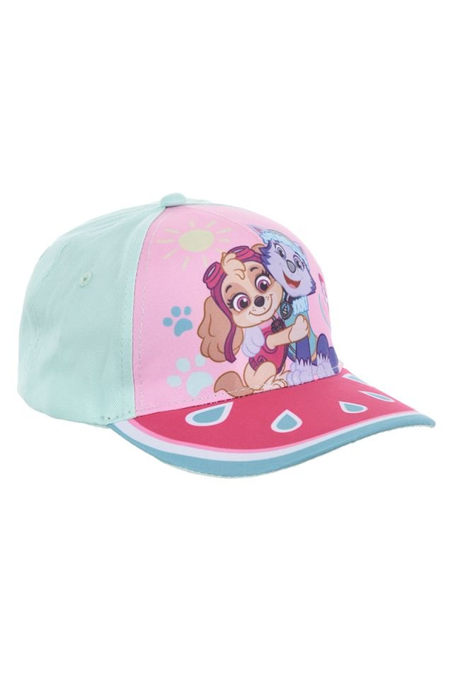 Kolorowa czapka z daszkiem dla dziewczynki Nickelodeon Psi Patrol Skye, Everest rozmiar 52 cm