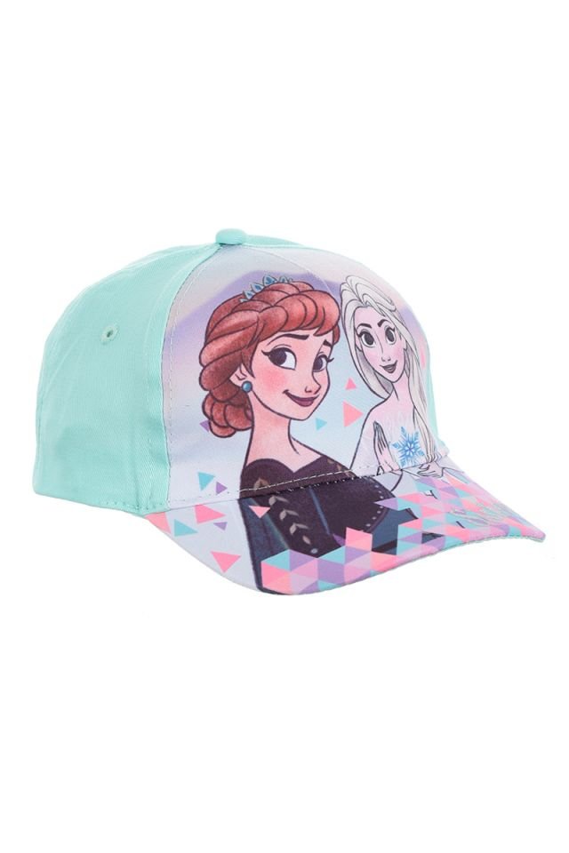 Czapka z daszkiem dla dziewczynek Disney Frozen Anna i Elsa rozmiar 54 cm