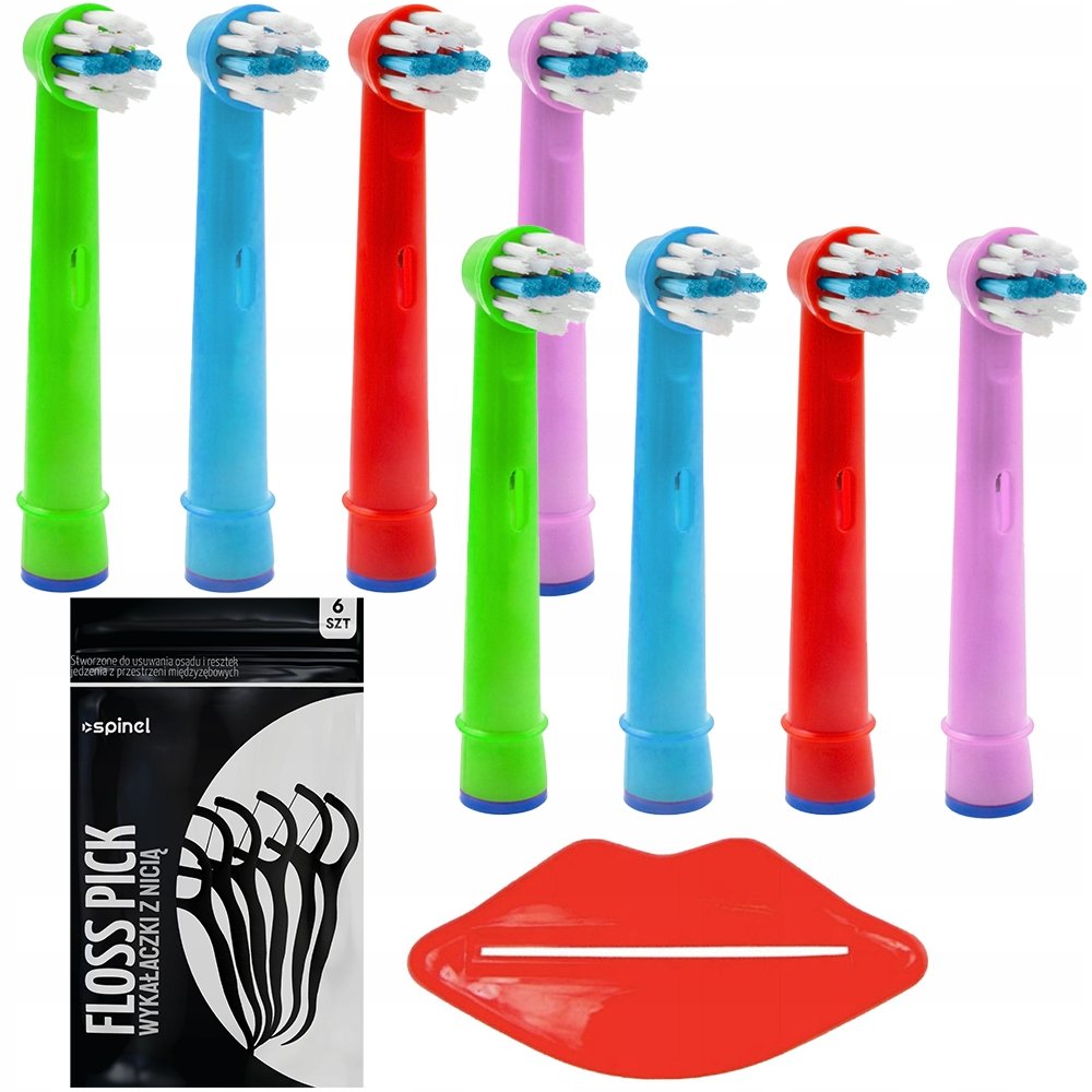 8 Końcówek Do Oral-B Kids Stages Dzieci + Dodatki