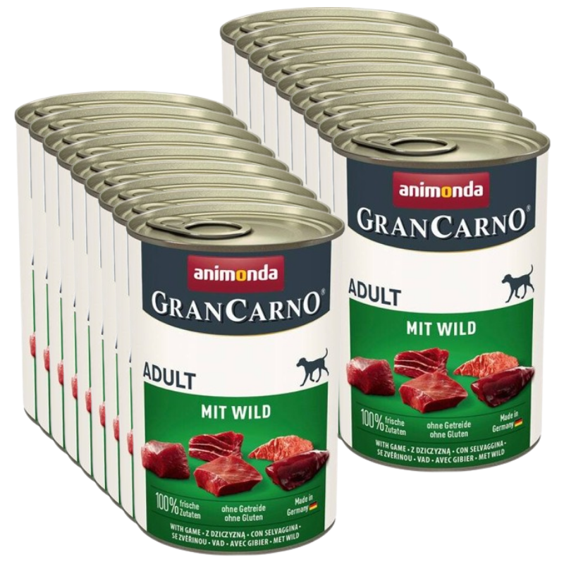 ANIMONDA Grancarno Adult Dog smak: Dziczyzna 400g