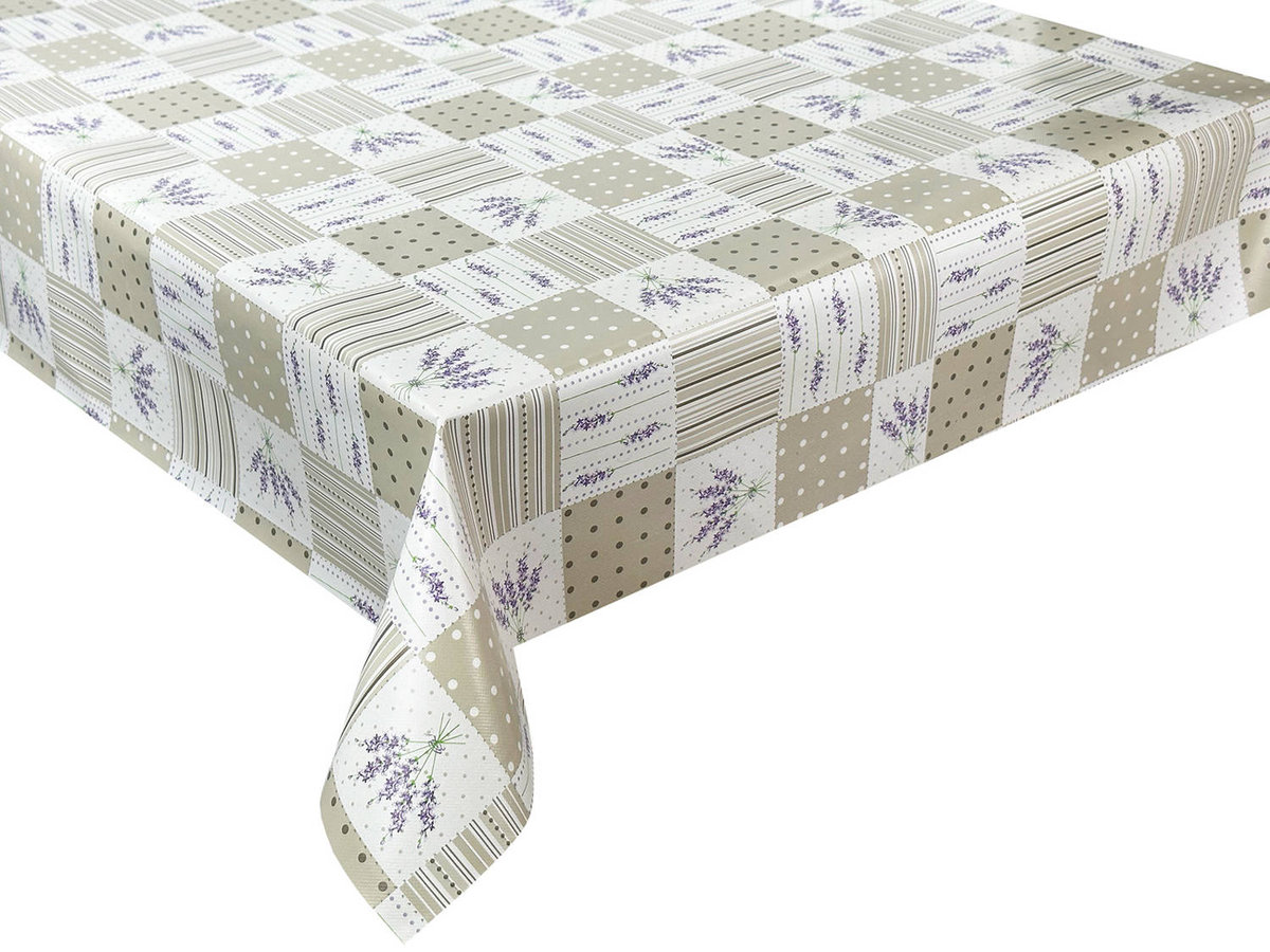 Obrus Ceratowy Lawenda Classico WF-4647B-180x140 cm