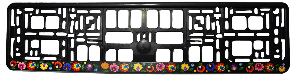 Ramka tablica rejestracyjna Łowicz, czarna