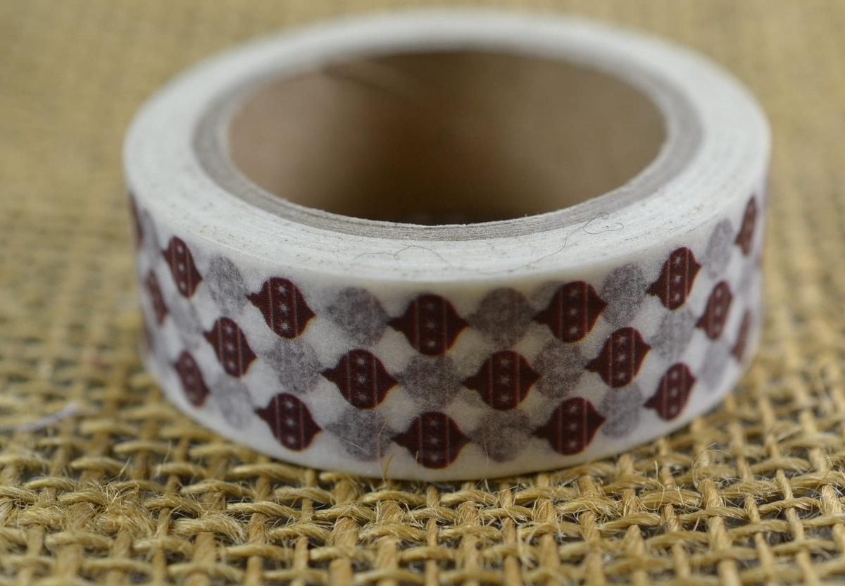 [ś07453] Taśma papierowa 15mm bombki 10m