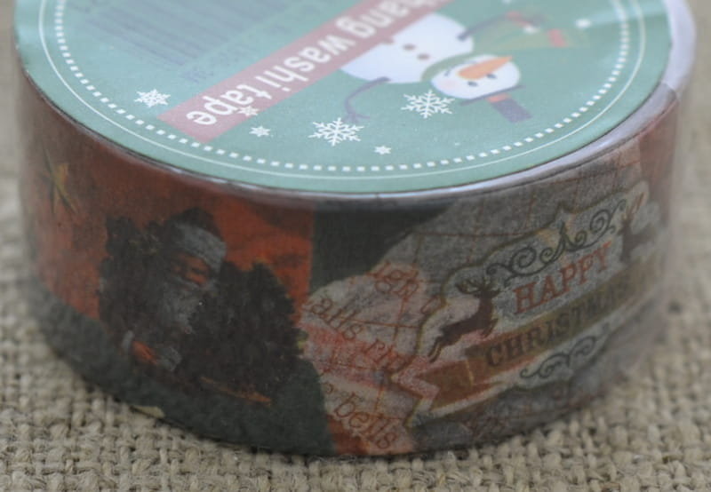 [ś07347] Taśma washi tape Mikołaj 10m