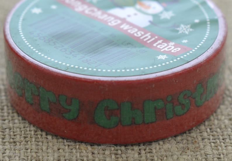 [ś07364] Taśma washi tape Merry Christmas 10m