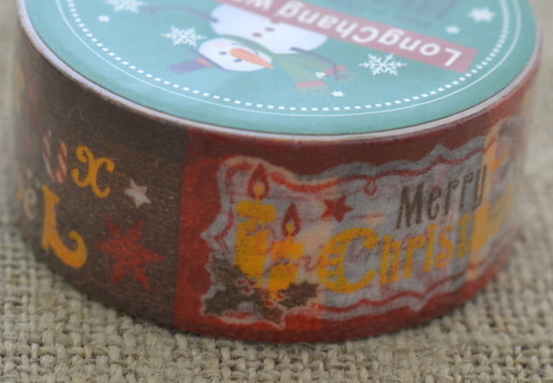 [ś07348] Taśma washi tape świeczki 10m