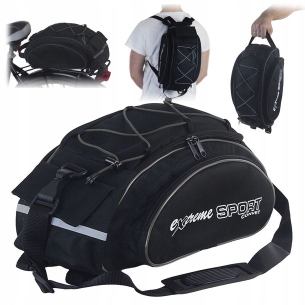 Torba sakwa rowerowa na bagażnik wodoodporna Plecak Produkt Polski Convey