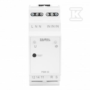 Przekaźnik bistabilny (impulsowy) przełączany w zerze ze sterowaniem centralne set/reset, 230V AC PBM-32