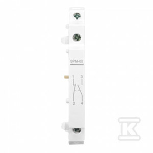 Styk pomocniczy do styczników serii Zamel Exta STM, 5A, 1NO + 1NC SPM-05-11