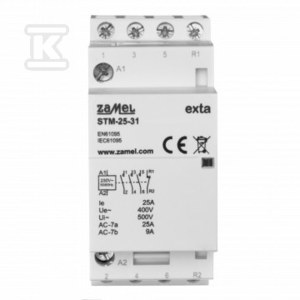 Stycznik modułowy instalacyjny 25A, 3xNO + 1xNC, 230V AC STM-25-31