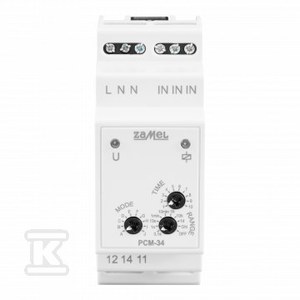 Przekaźnik czasowy przełączany w zerze wielofunkcyjny 230V AC PCM-34