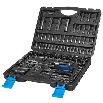 Mega Zestaw 94 sztuk nasadek i końcówek 1/2,1/4 4-32 mm 58094 PX-MG58094